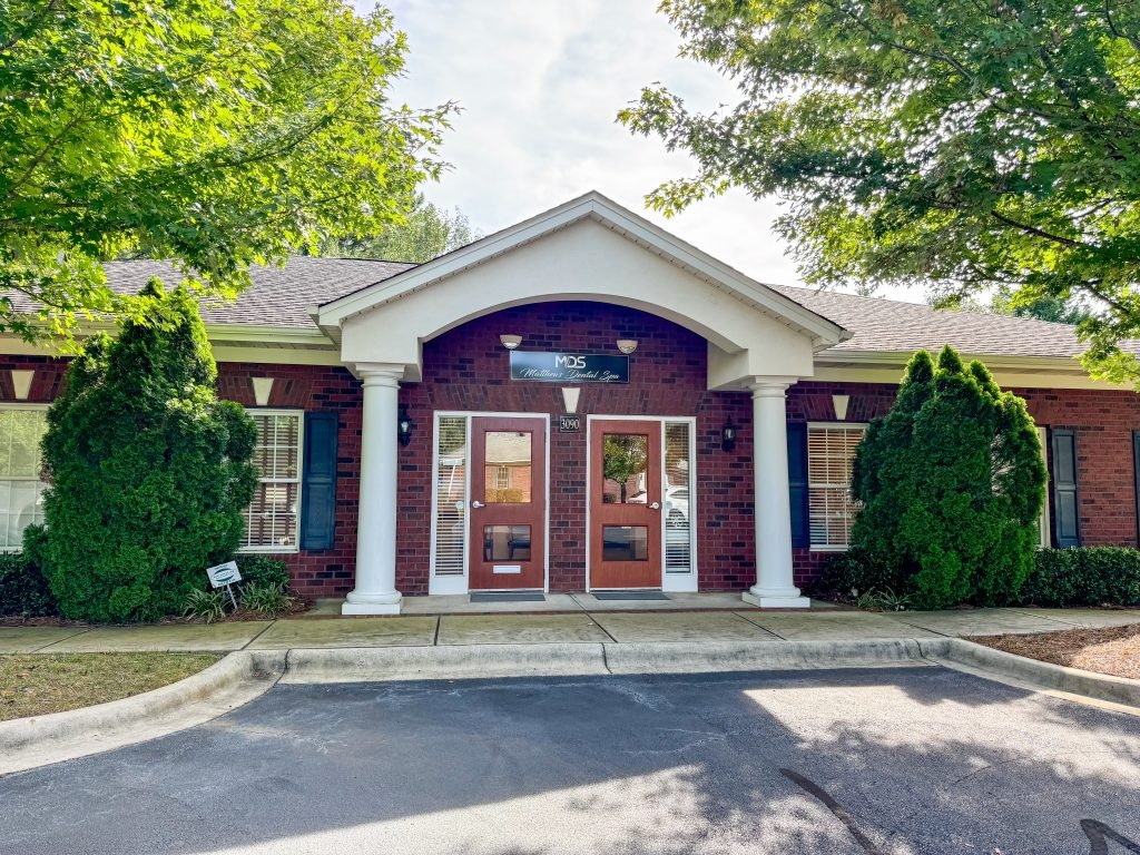 Individuals and families in Matthews, NC, receive exceptional dental care at Matthews Dental Spa.